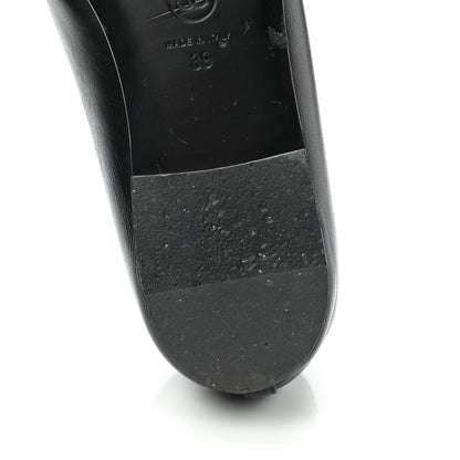 Chanel Lambskin Patent Cap Toe Ballerina Flats 39 Black 12 of 13