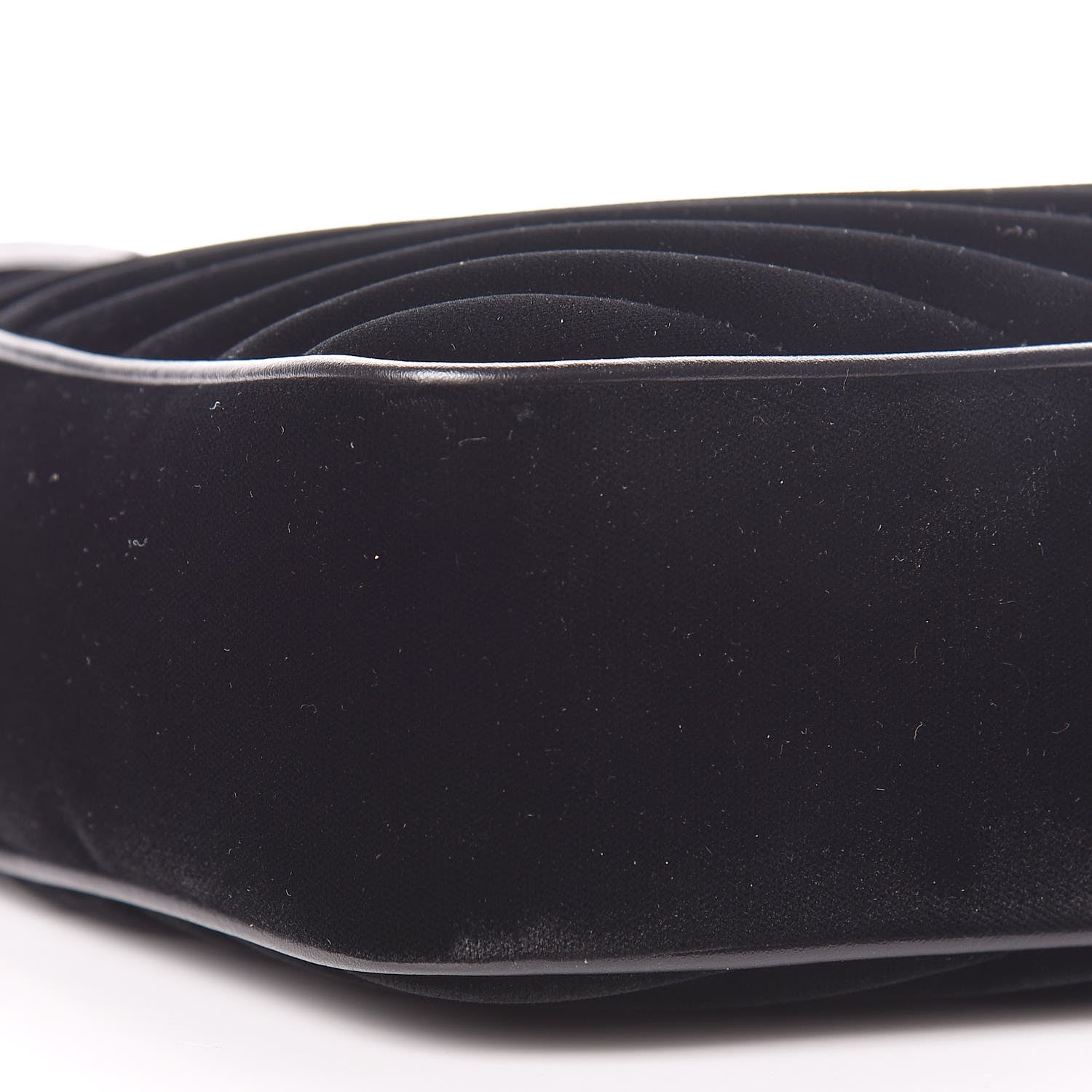 Saint Laurent Velvet Matelasse Monogram Lou Camera Bag Black 9 of 11