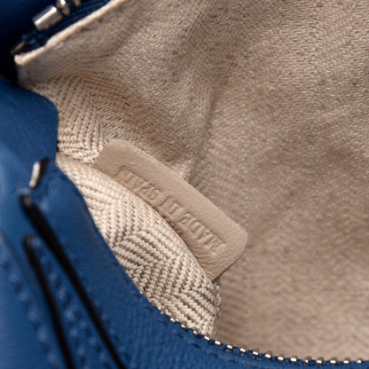 Loewe Calfskin Mini Puzzle Bag Blue 9 of 11