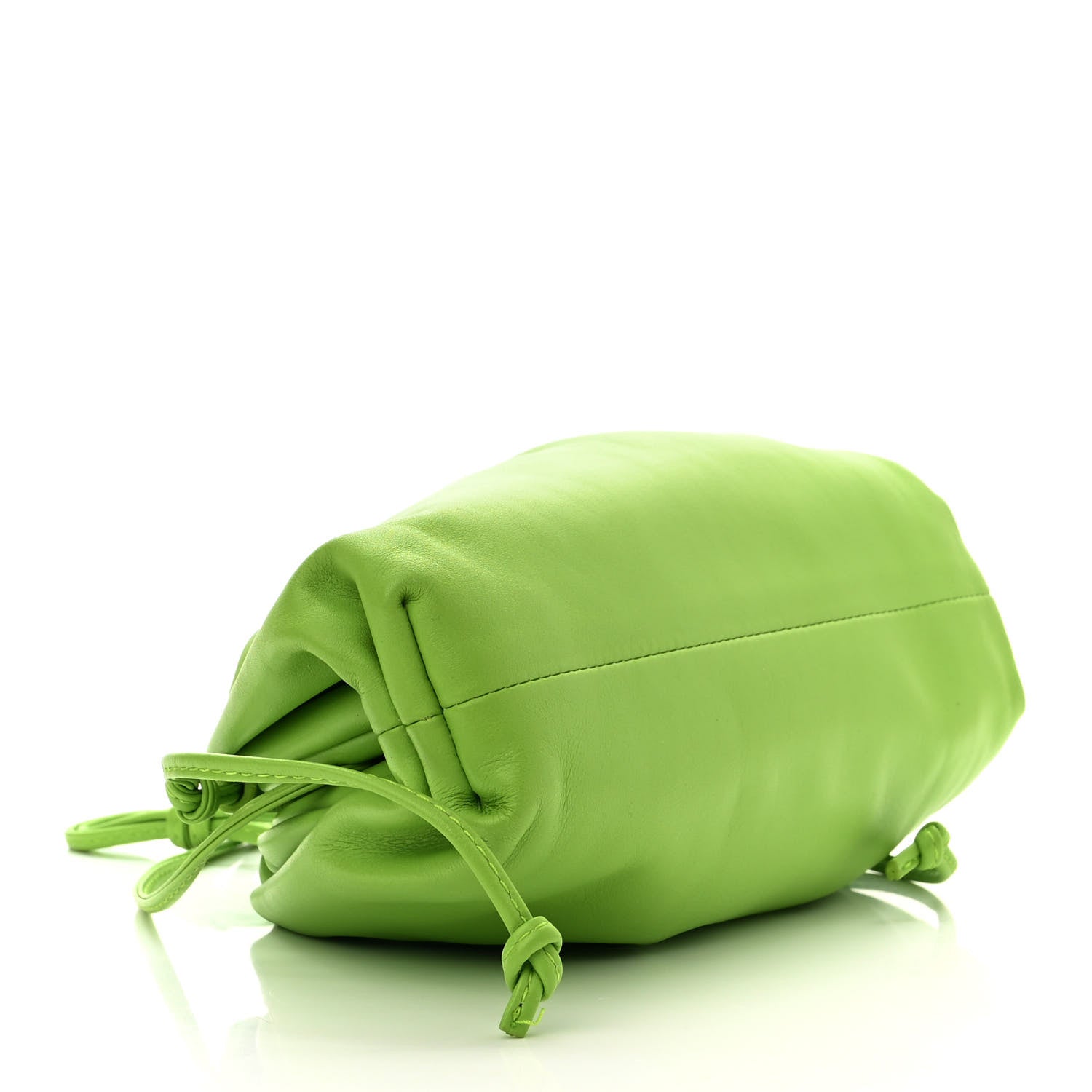 Bottega Veneta Butter Calfskin The Mini Pouch Acid Green 4 of 14