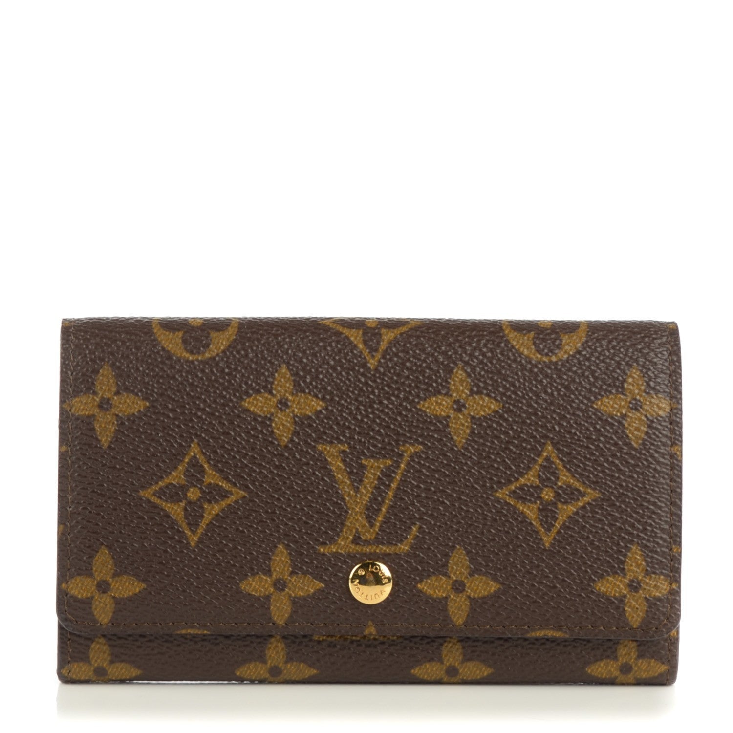 Louis Vuitton Monogram Porte-Monnaie Tresor Wallet 1 of 7