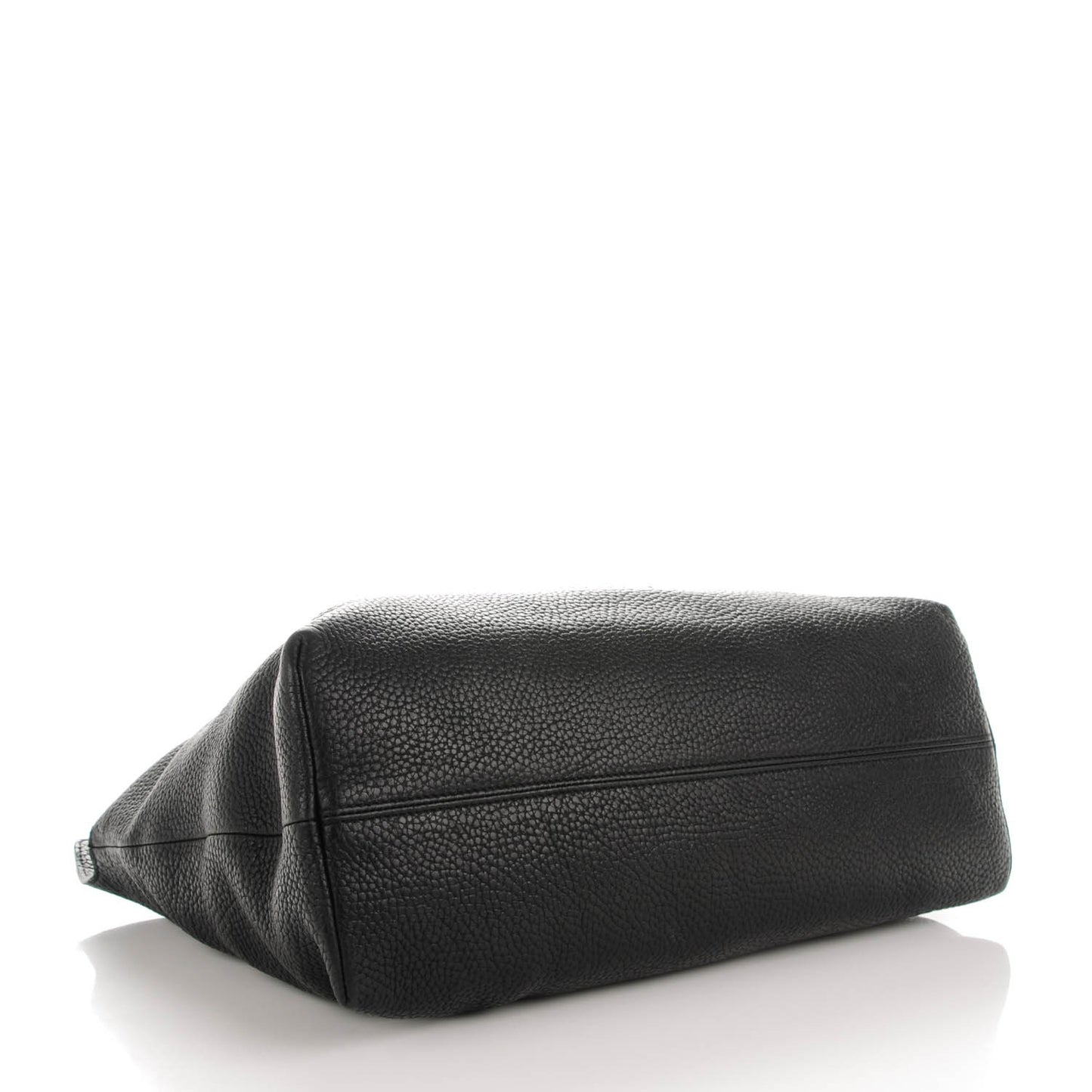 London Grainy Calfskin Medium Baynard Tote Black