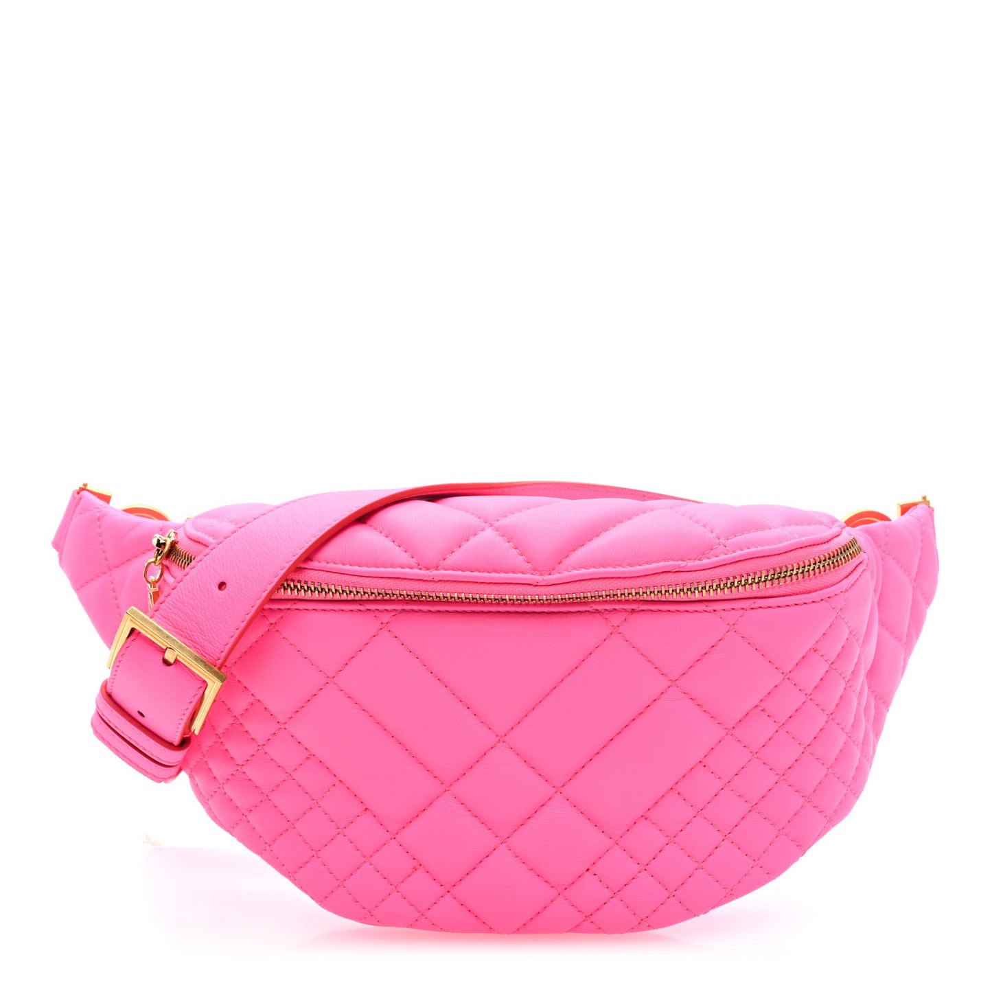 Nappa Quilted Belt Bag Pink