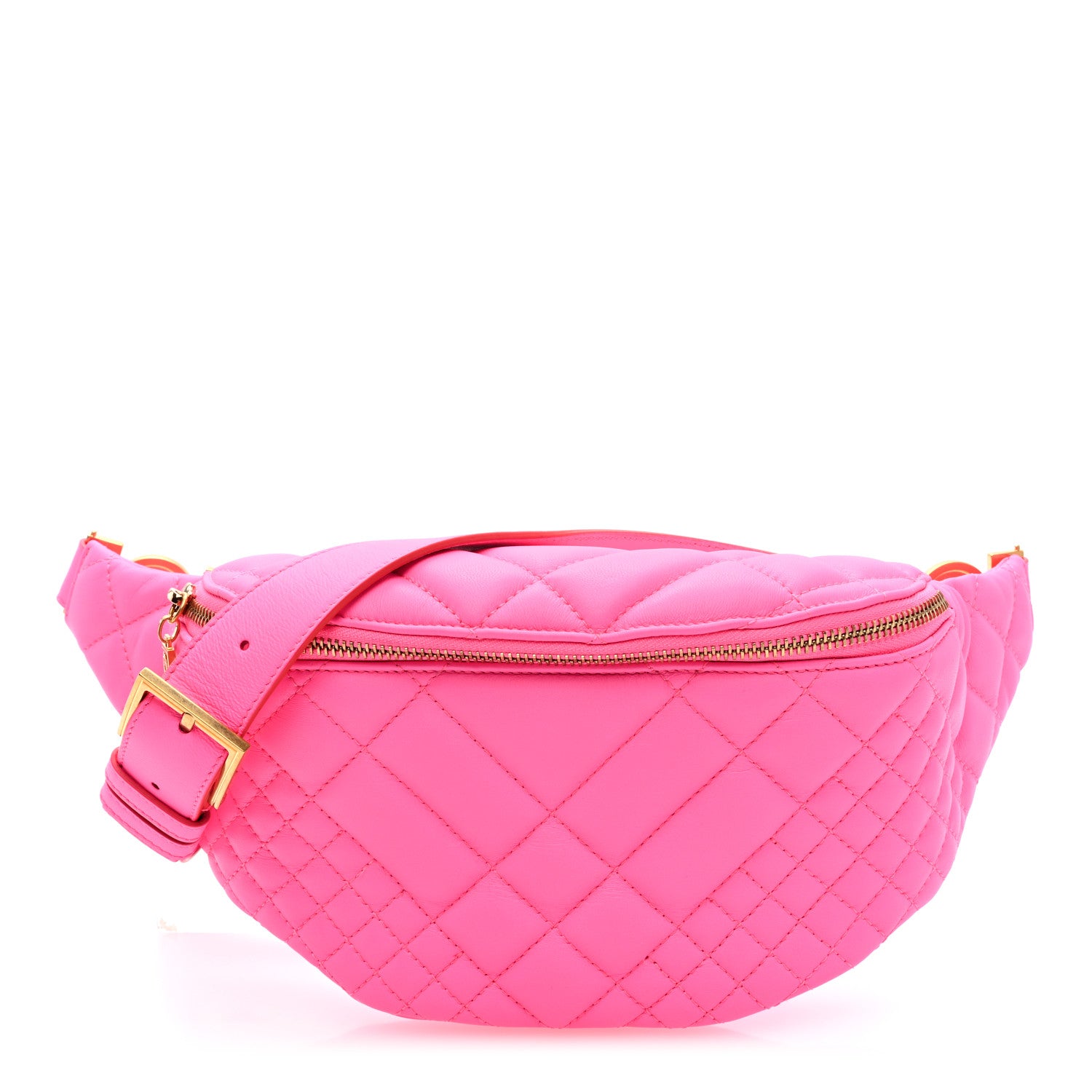 Versace Nappa Quilted Belt Bag Pink 1 of 9