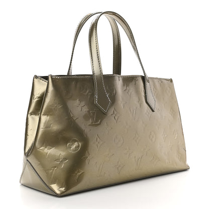 Louis Vuitton Vernis Wilshire PM Gris Art Deco 3 of 10