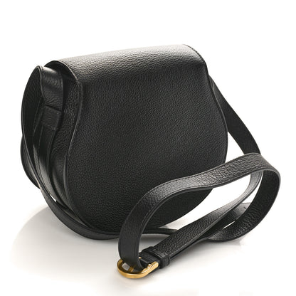Chloe Grained Calfskin Small Marcie Saddle Bag Black 2 of 8