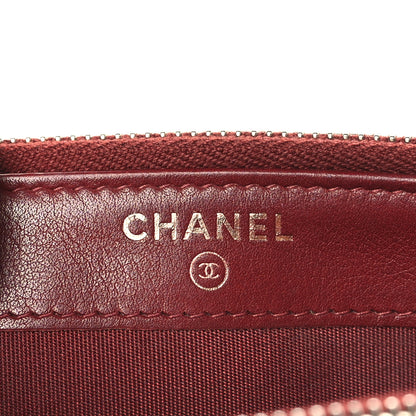 Chanel Lambskin Quilted Small Boy Clutch With Chain Dark Red 6 of 10