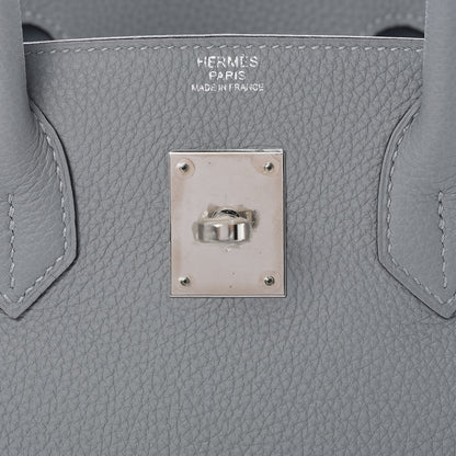 Hermes Togo Birkin 30 Bleu Glacier 25 of 38