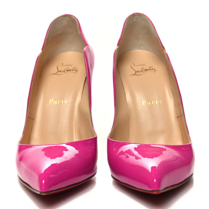 Christian Louboutin Patent Hot Chick 100 Pumps 37.5 Diva 2 of 8