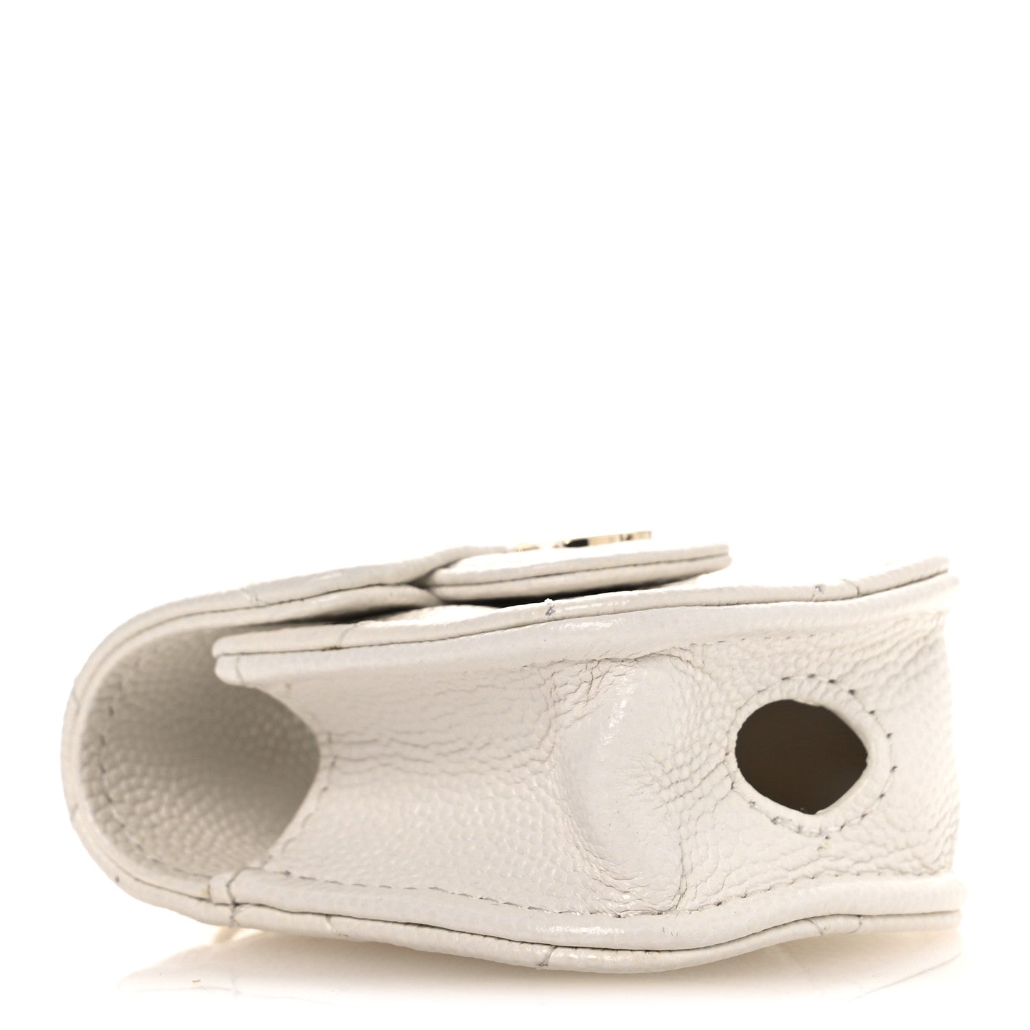 Chanel Caviar Quilted Airpods Case White 3 of 11