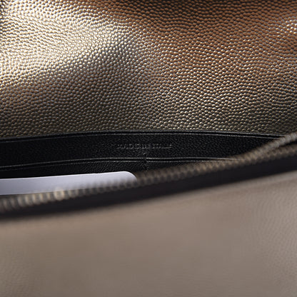Saint Laurent Grain De Poudre Classic Monogram Kate Tassel Chain Wallet Piombo 5 of 9