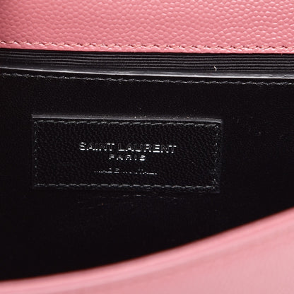 Saint Laurent Grain De Poudre Small Classic Monogram Kate Satchel Mystic Rose 6 of 7