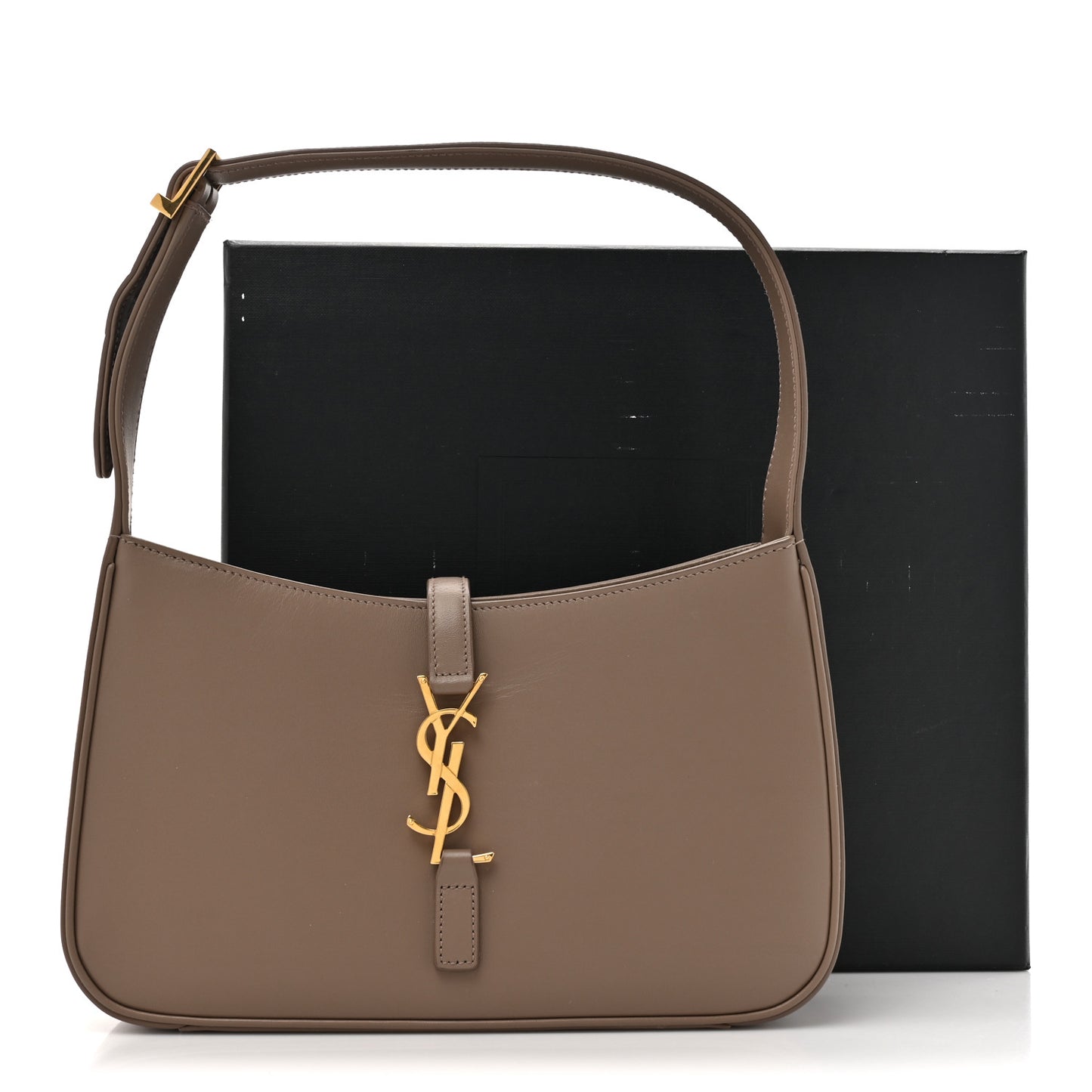 Smooth Calfskin Le 5 A 7 Hobo Taupe