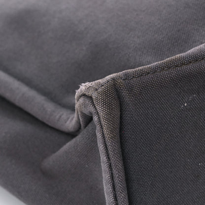 Hermes Canvas Fourre Tout MM Grey 9 of 12