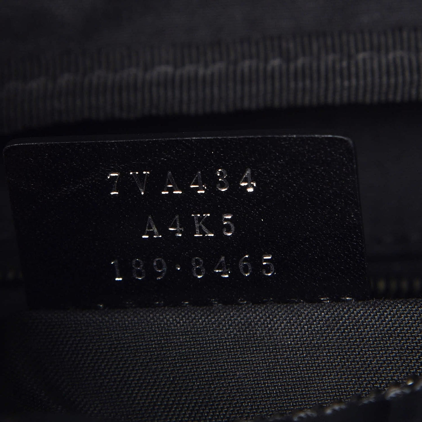 Vitello Century FF 1974 Embossed Belt Bag Black