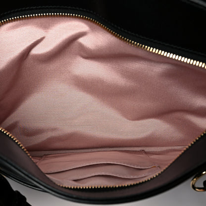 Gucci Vitello Palmellato Lux Large Arli Top Handle Bag Black 5 of 11