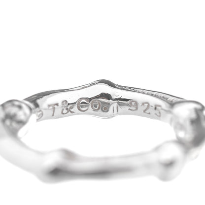 Tiffany Sterling Silver Bamboo Ring 52 6 4 of 4