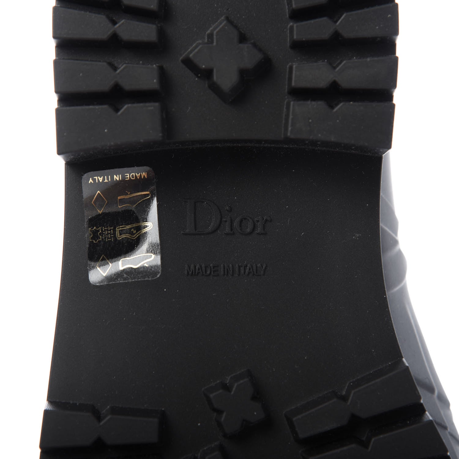 Christian Dior Rubber Diorcamp Low Boots 36 Black 7 of 8