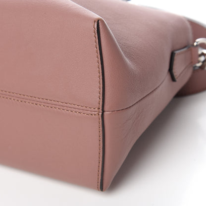 Fendi Vitello Dolce 4 Color Medium By The Way Boston Bag English Rose Latte Multicolor 9 of 10