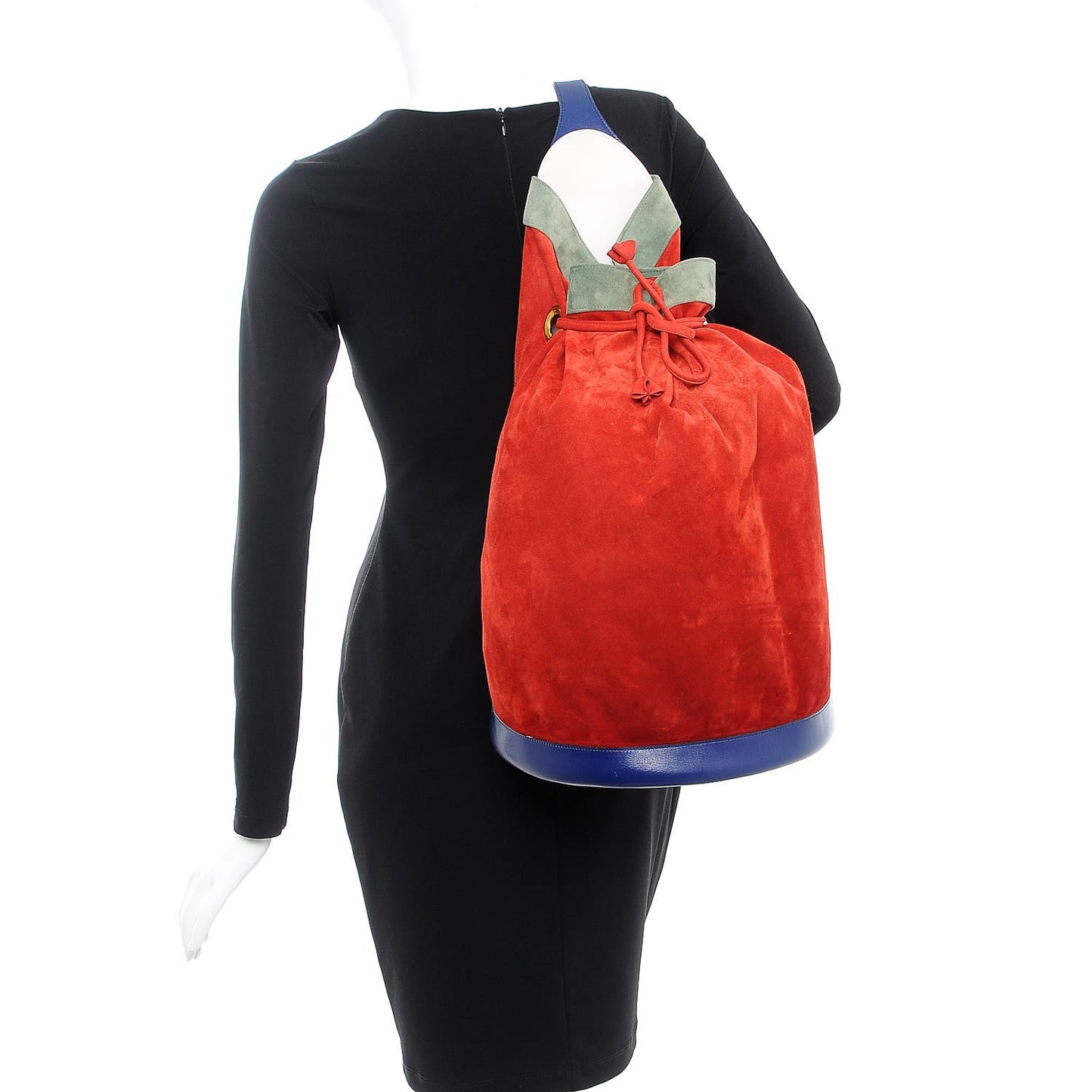 Veau Doblis Box Sac Marin GM Rouge Vif Bleu Marine Vert Black