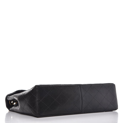 Chanel Lambskin Quilted Jumbo Single Flap Black 4 of 17