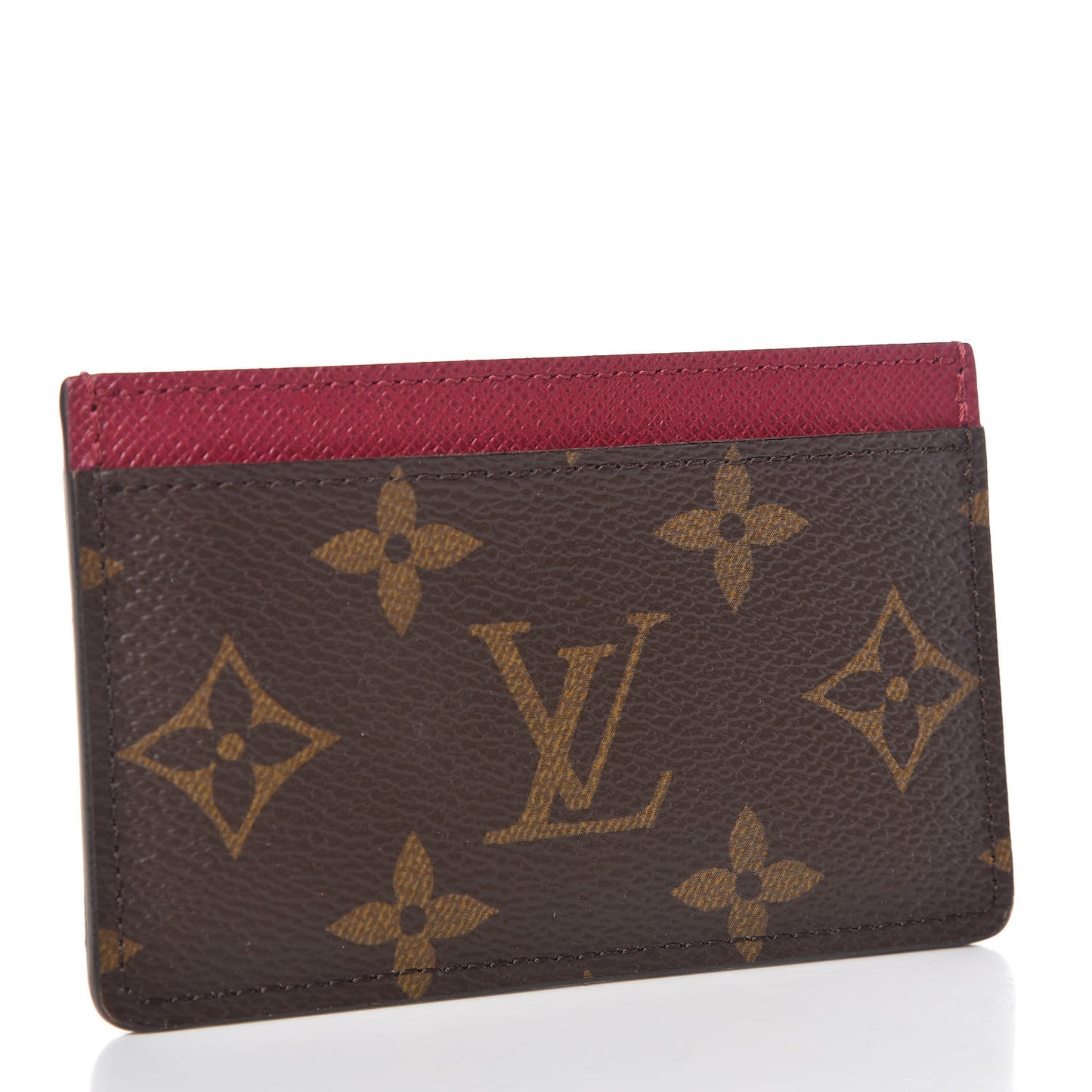 Monogram Card Holder Fuchsia