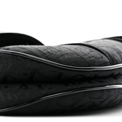 Christian Dior Monogram Saddle Bag Black 9 of 15