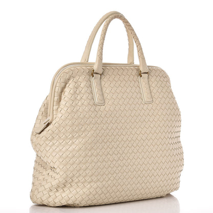Bottega Veneta Nappa Intrecciato Frame Tote Colonial 3 of 14