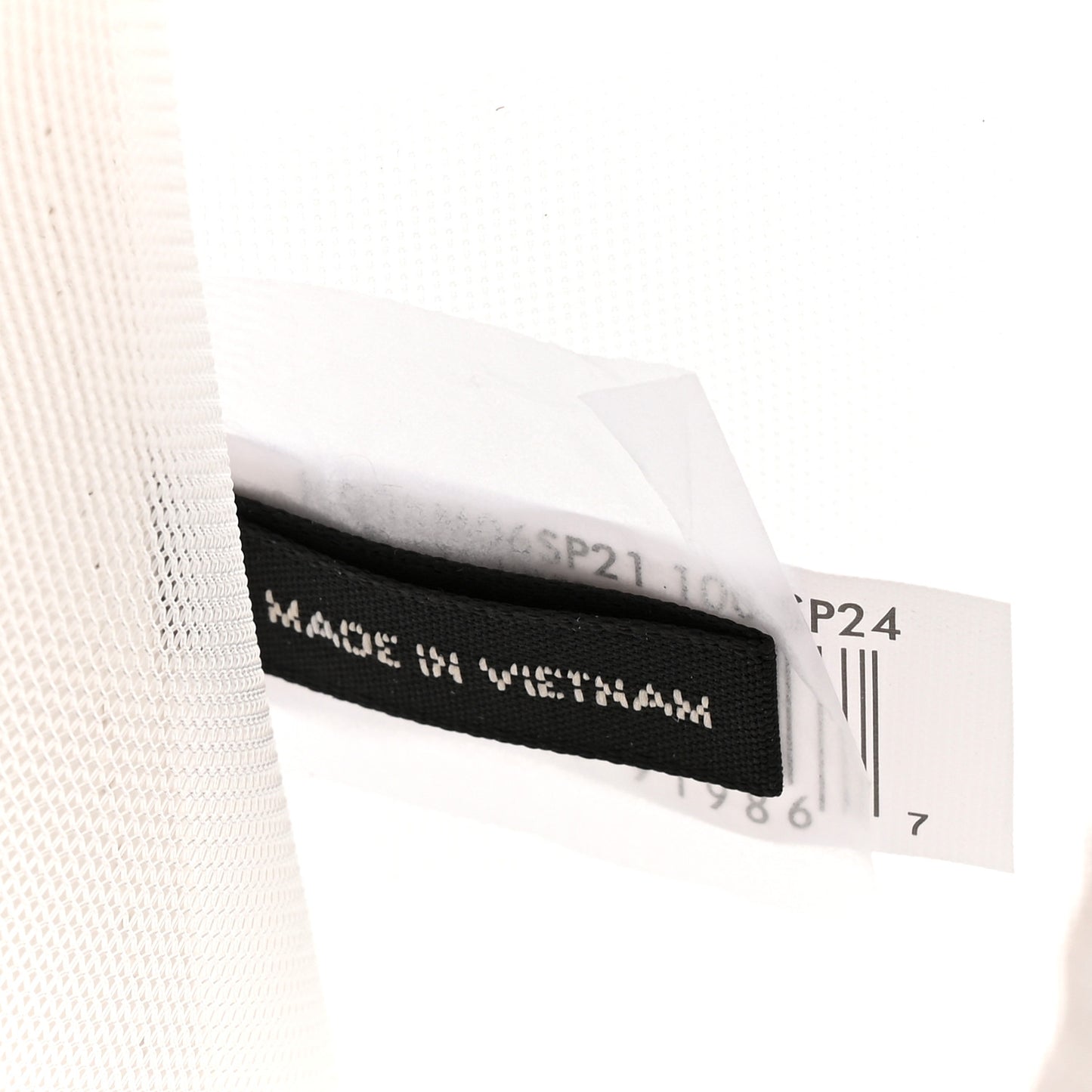 Nylon Medium The Mesh Tote Bag White