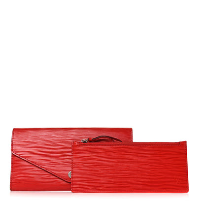 Louis Vuitton Epi Josephine Wallet Coquelicot Dune 1 of 9