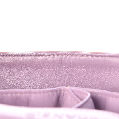 Chanel Patent Quilted East West Chocolate Bar Flap Light Purple 7 of 15