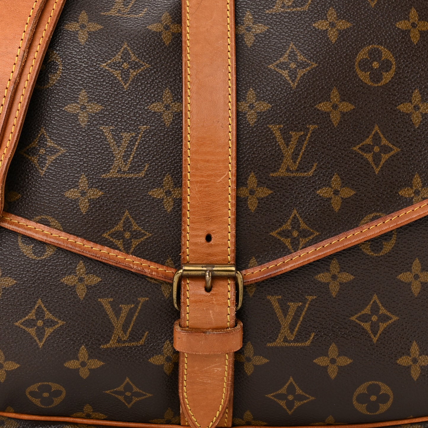 LOUIS VUITTON Monogram Saumur 35
