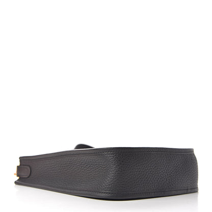 Hermes Taurillon Clemence Evelyne TPM Black 4 of 11