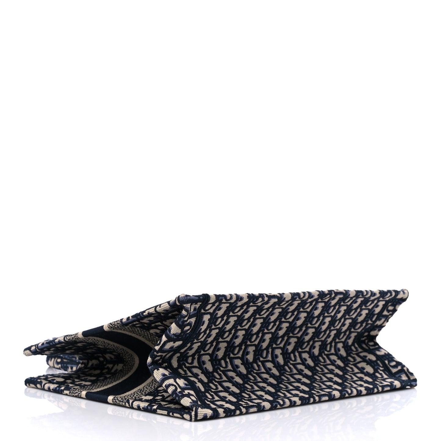 Oblique Medium Book Tote Blue Multicolor