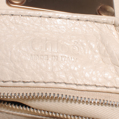 Chloe Leather Medium Paddington Satchel Ivory 7 of 11