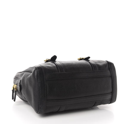 Prada Vitello Daino Satchel Black 4 of 16