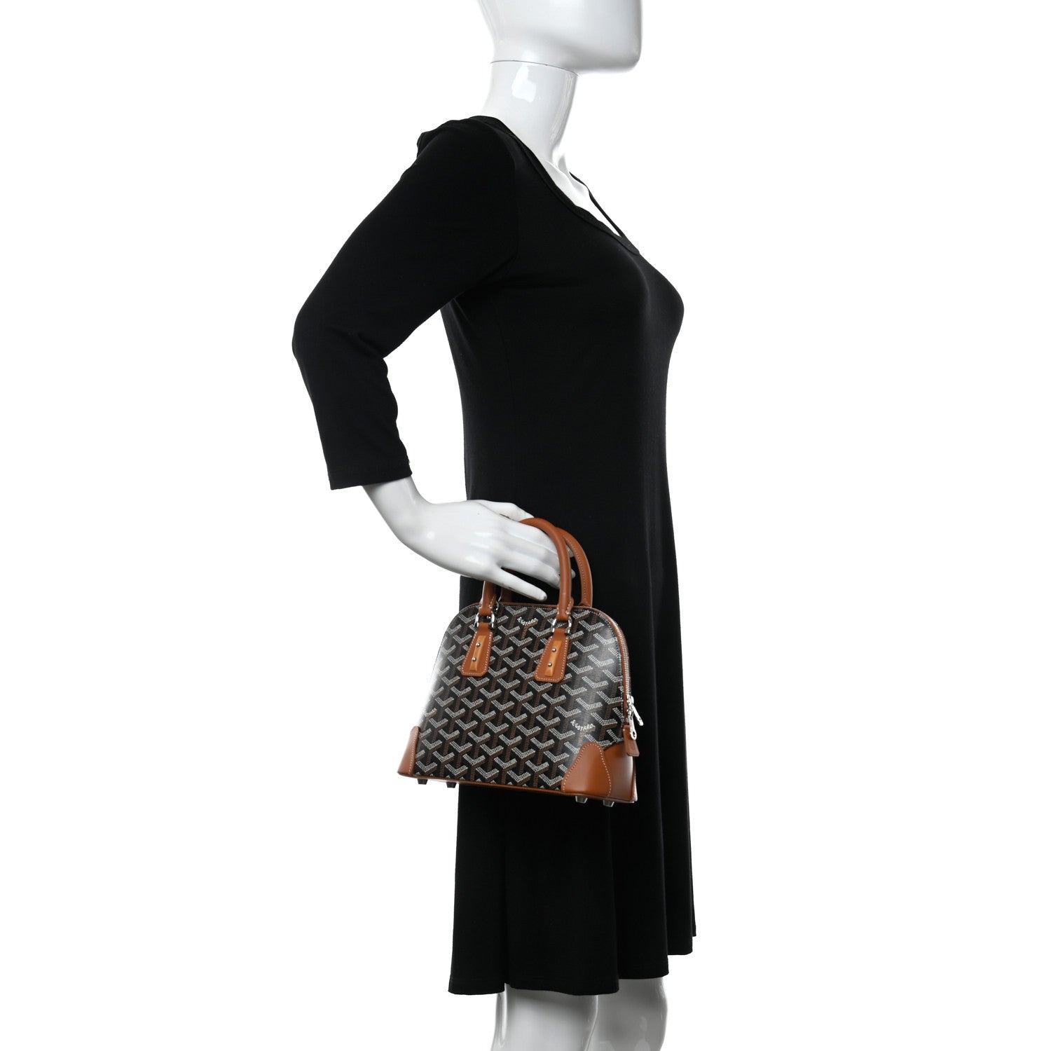 Goyard Goyardine Mini Vendome Black Gold 2 of 12