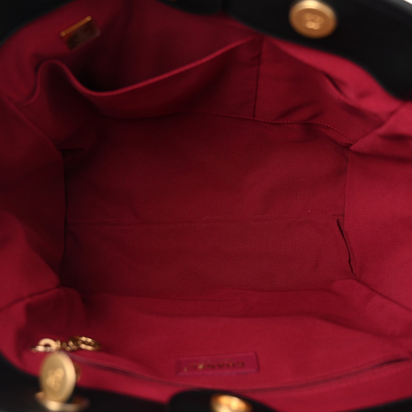 Calfskin Small Deauville Tote Black