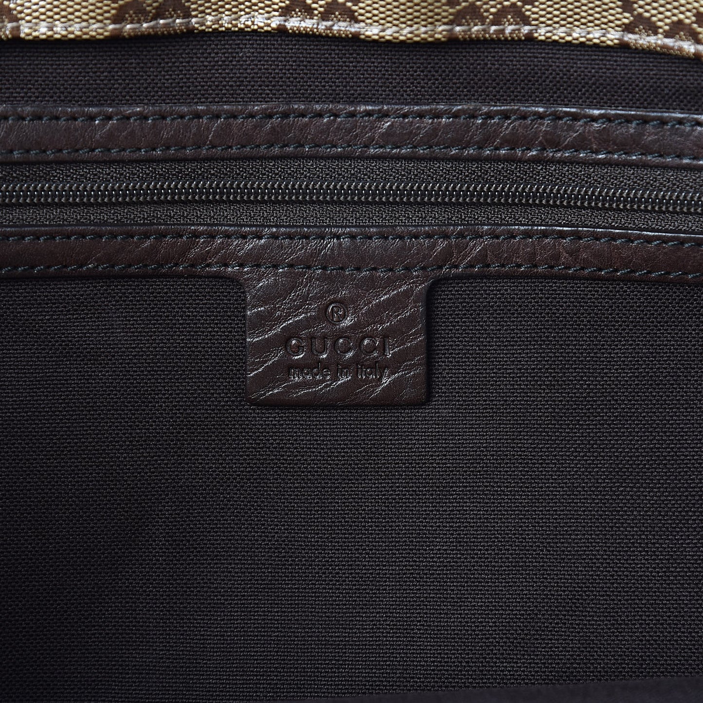 Crystal Monogram Medium Babouska Shopping Tote Dark Brown