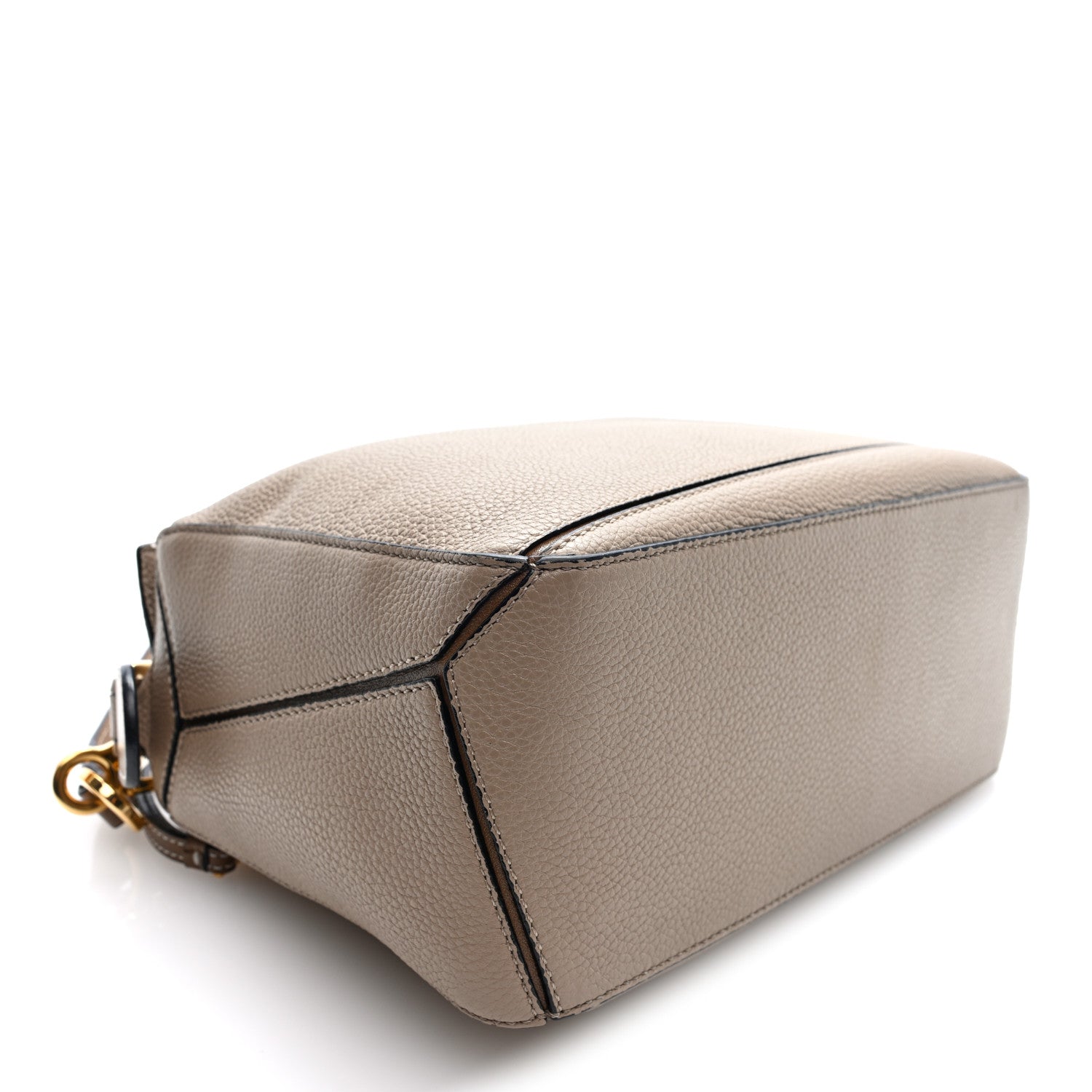 Loewe Grained Calfskin Small Puzzle Bag Sand Mink 3 of 8