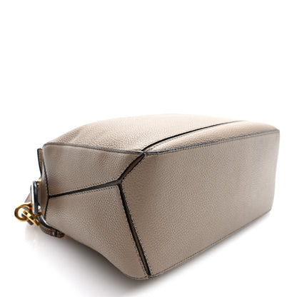 Loewe Grained Calfskin Small Puzzle Bag Sand Mink 3 of 8