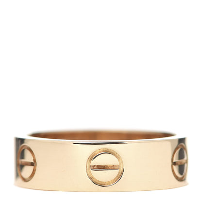 Cartier 18K Yellow Gold 5.5mm LOVE Ring 53 6.25 1 of 4