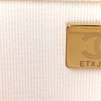 Chanel Caviar Quilted Medium Boy Flap White 7 of 10