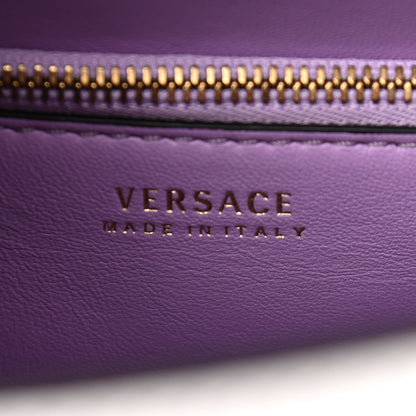 Versace Calfskin Medium La Medusa Top Handle Handbag Optical White 6 of 9