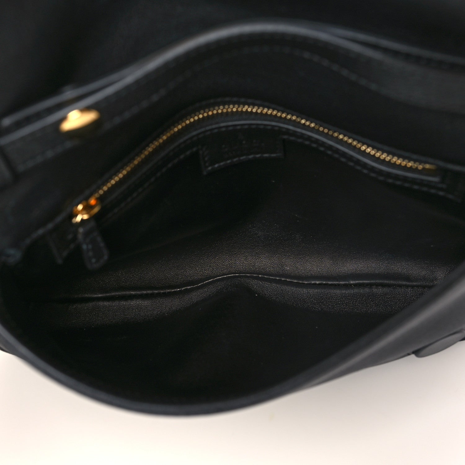 Gucci Roxy Calfskin Blondie Chain Shoulder Flap Bag Black 5 of 8