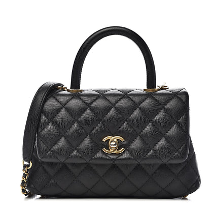 Chanel Caviar Quilted Mini Coco Handle Flap Black 1 of 11