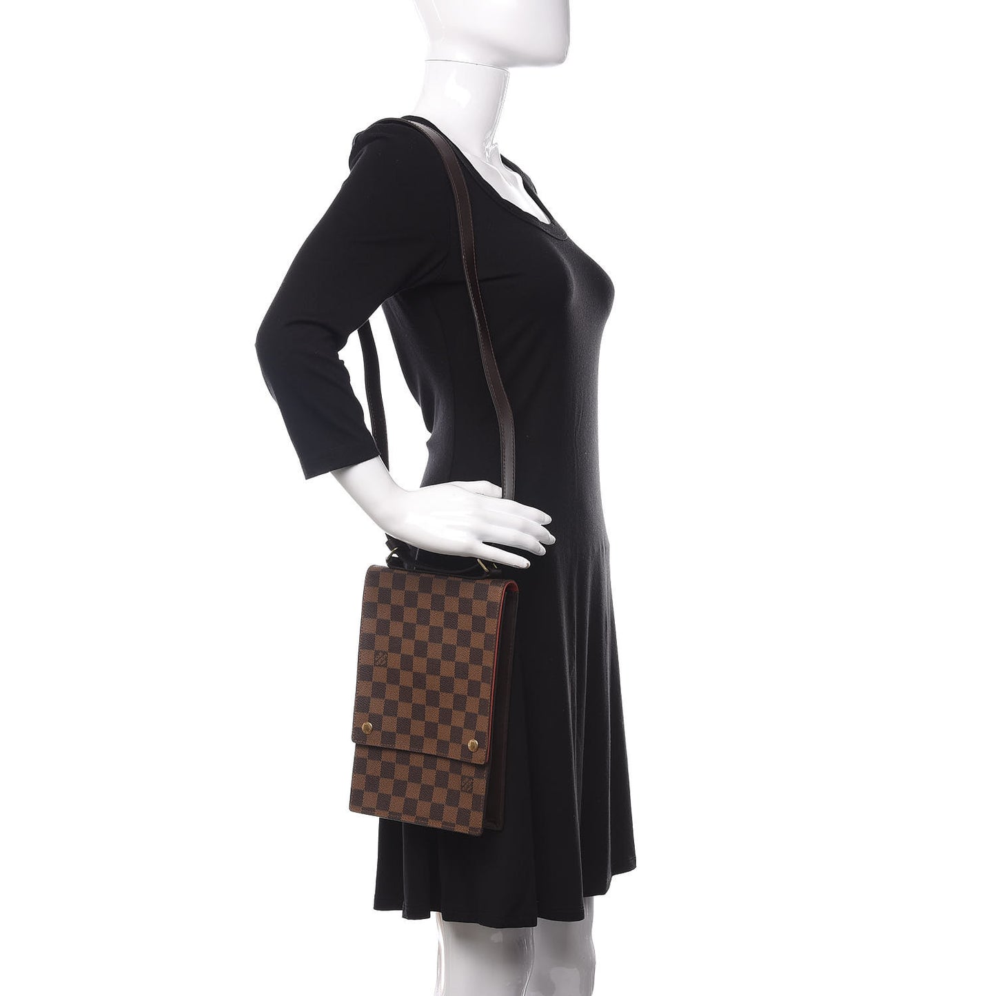 Damier Ebene Portobello Travel Shoulder Bag