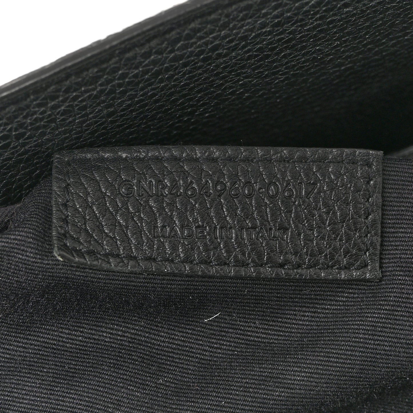 Grained Calfskin Small Supple Sac De Jour Black