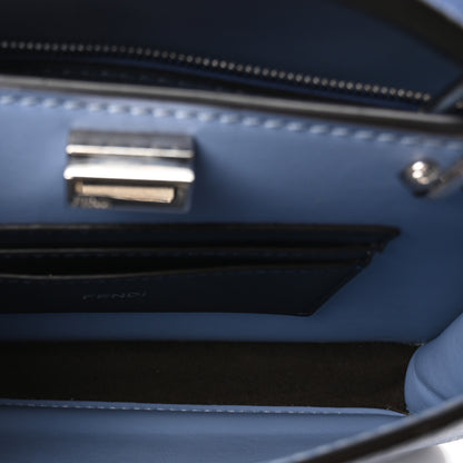 Fendi Cuoio Romano Vitello Cover Bi-Color Peekaboo I See U X Cross Satchel Tempesta 5 of 10