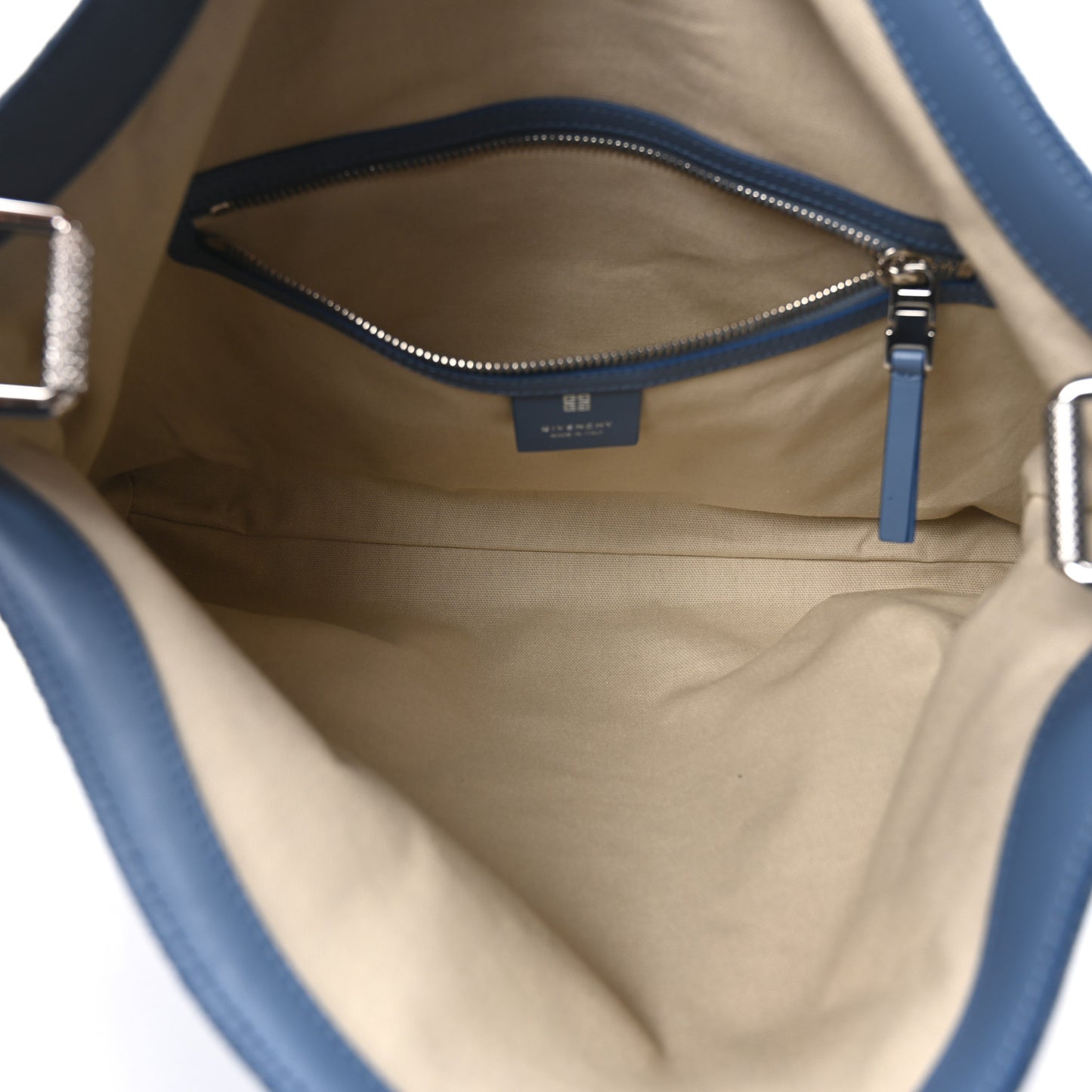 Washed Denim Medium Voyou Bag Medium Blue